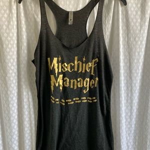 HARRY POTTER THEMED “MISCHIEF MANAGER 👣” Tank Top